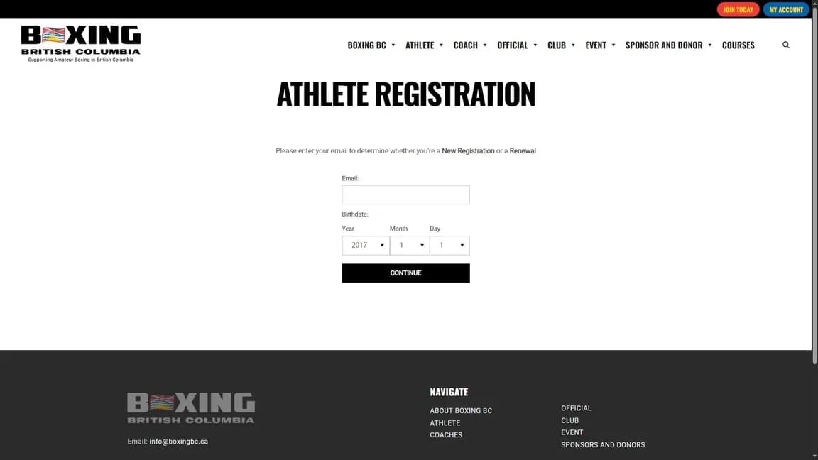 BoxingBC Membership Filtering System