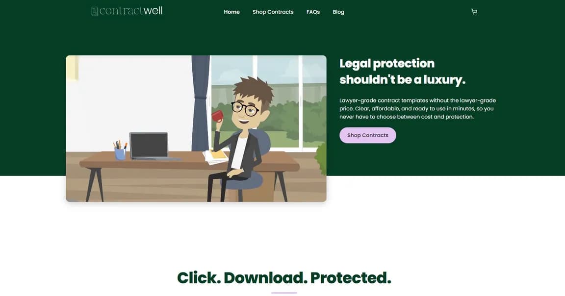 ContractWell Headless Shopify Storefront